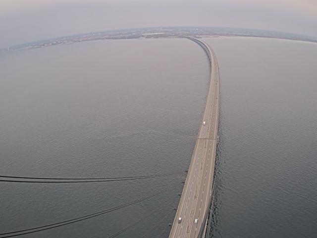 Kopenhagen - Øresundsbron - Richtung Osten