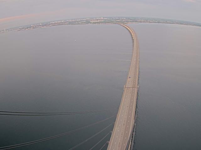 Kopenhagen - Øresundsbron - Richtung Osten