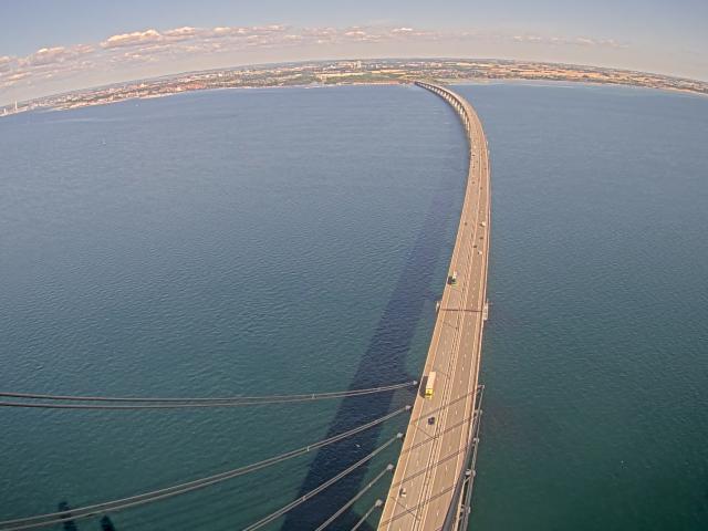 Kopenhagen - Øresundsbron - Richtung Osten